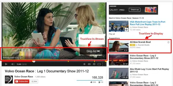 youtube trueview ads