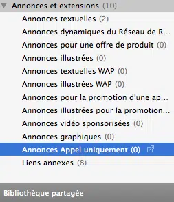 Appel uniquement AdWords EDITOR 11.1 Clickoo Agence AdWords Paris
