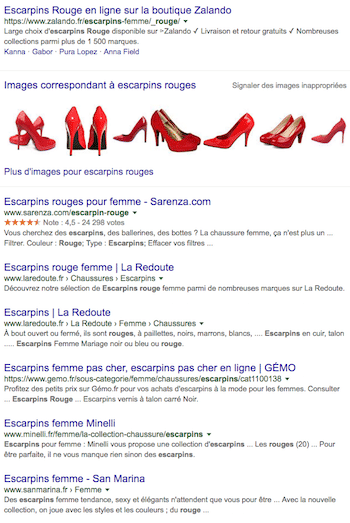 SEO optimisé escarpins