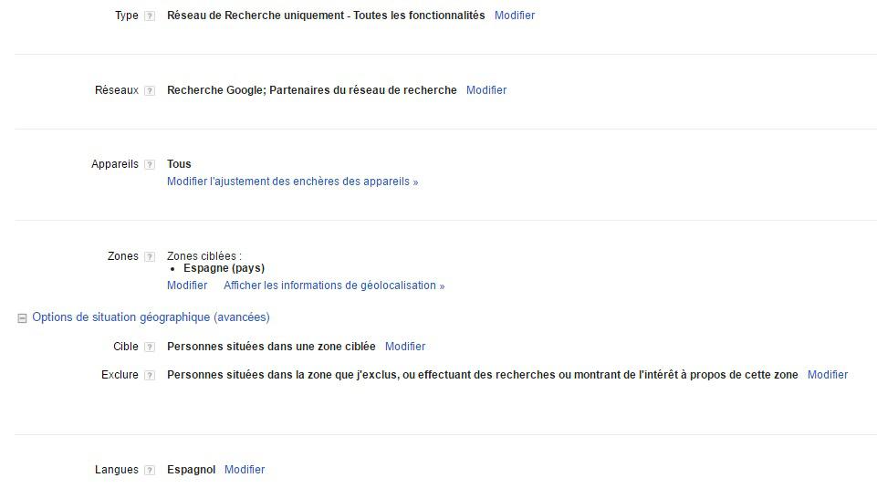 Google adwords international