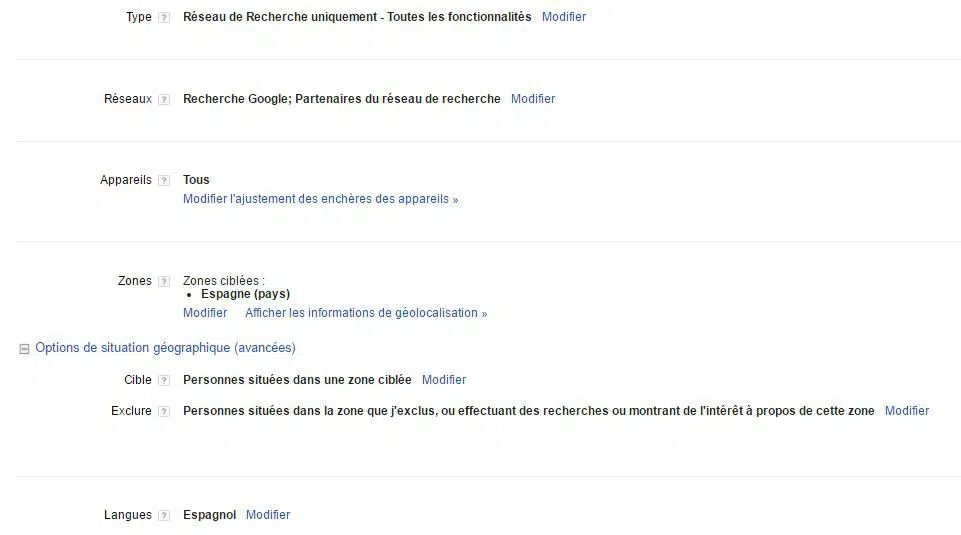 Google adwords international