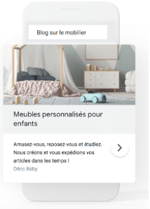 Annonce RDA Google Ads - E commercant 